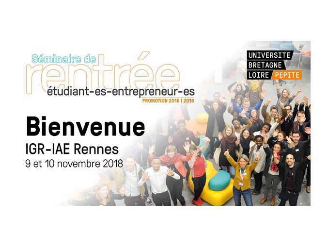Séminaire rentrée étudiants entrepreneurs à l’IGR-IAE