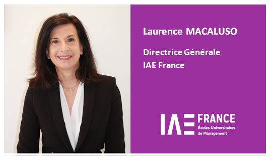 Laurence MACALUSO, nouvelle Directrice Générale IAE France