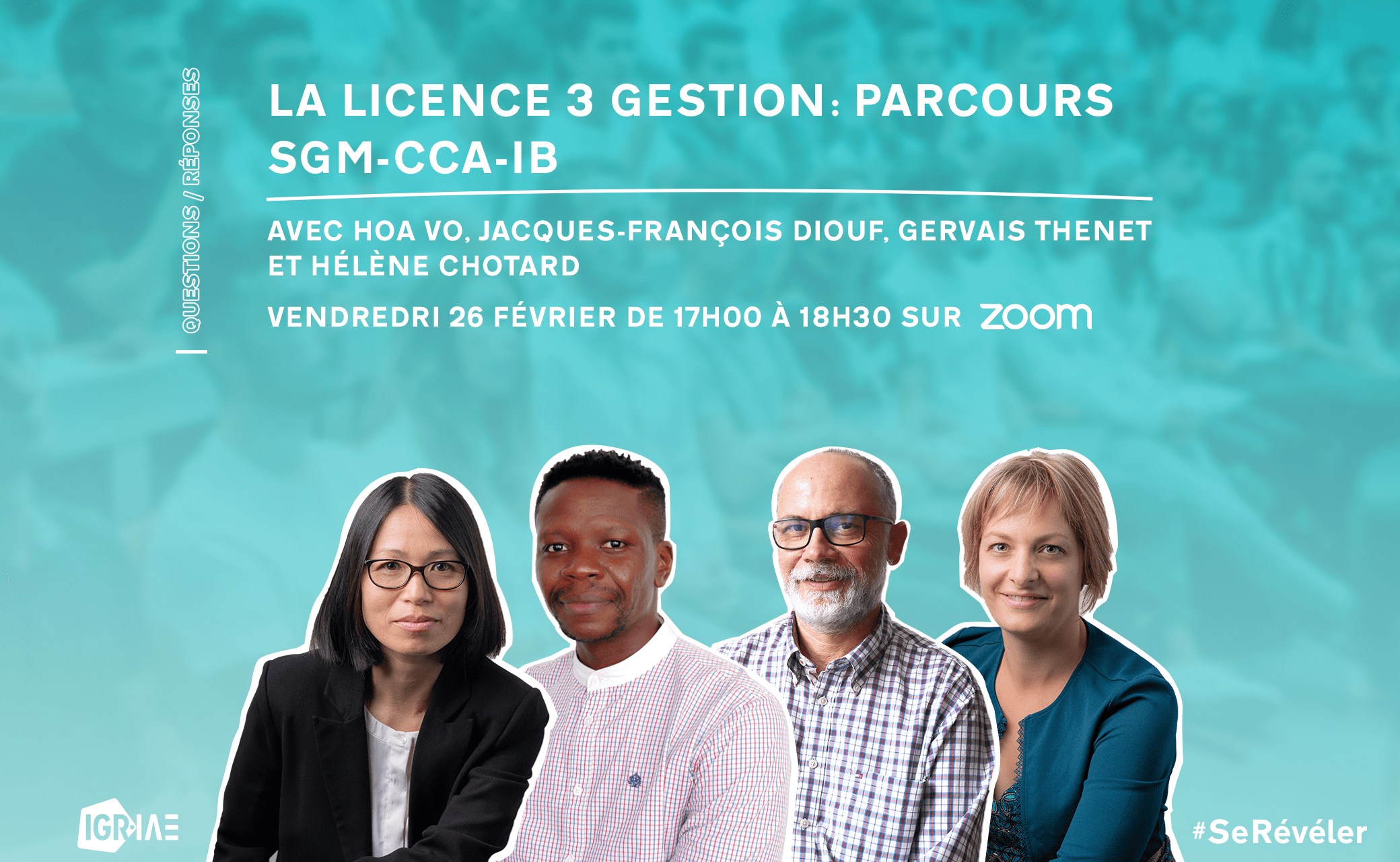 Questions/Réponses “La Licence 3 Gestion : Parcours SGM-CCA-IB”