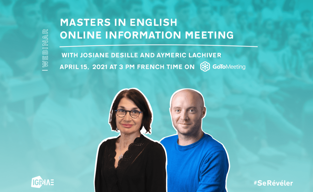 Masters in English – Online information meeting