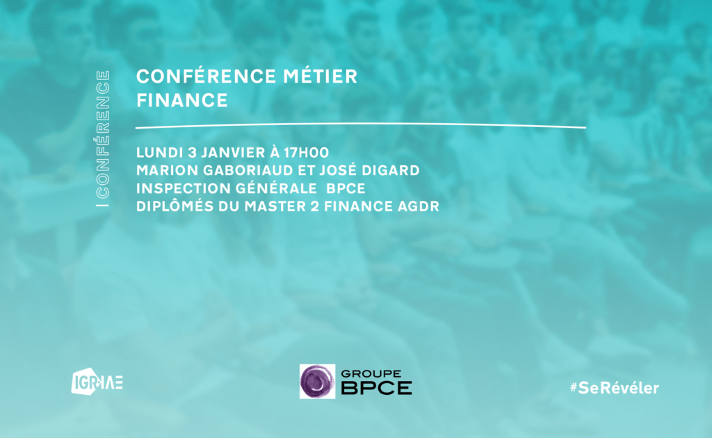 Conférence Métiers Finance BPCE