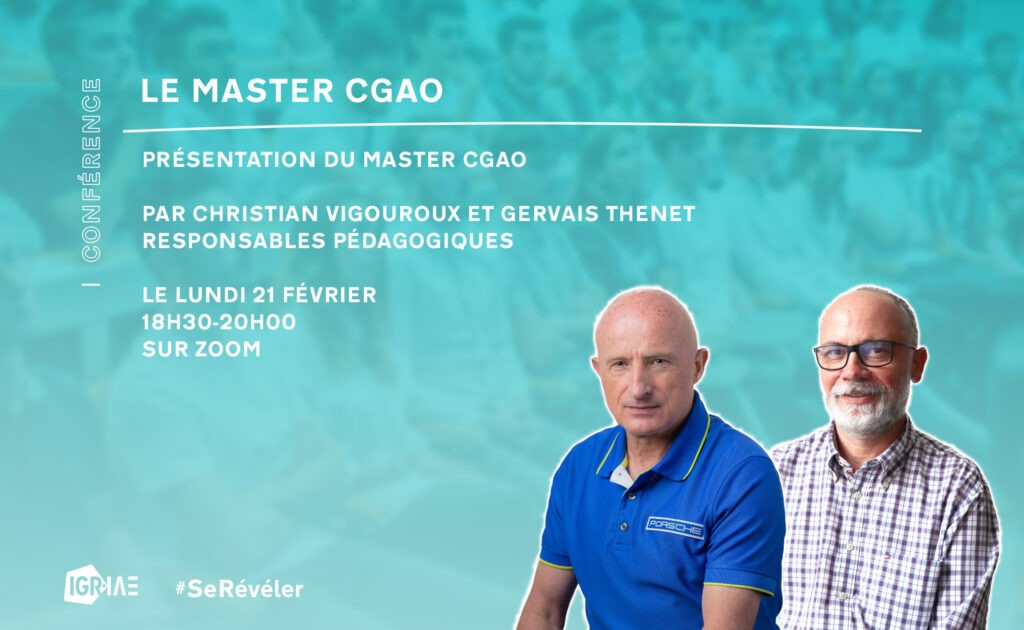 Conférence “Présentation du Master CGAO”