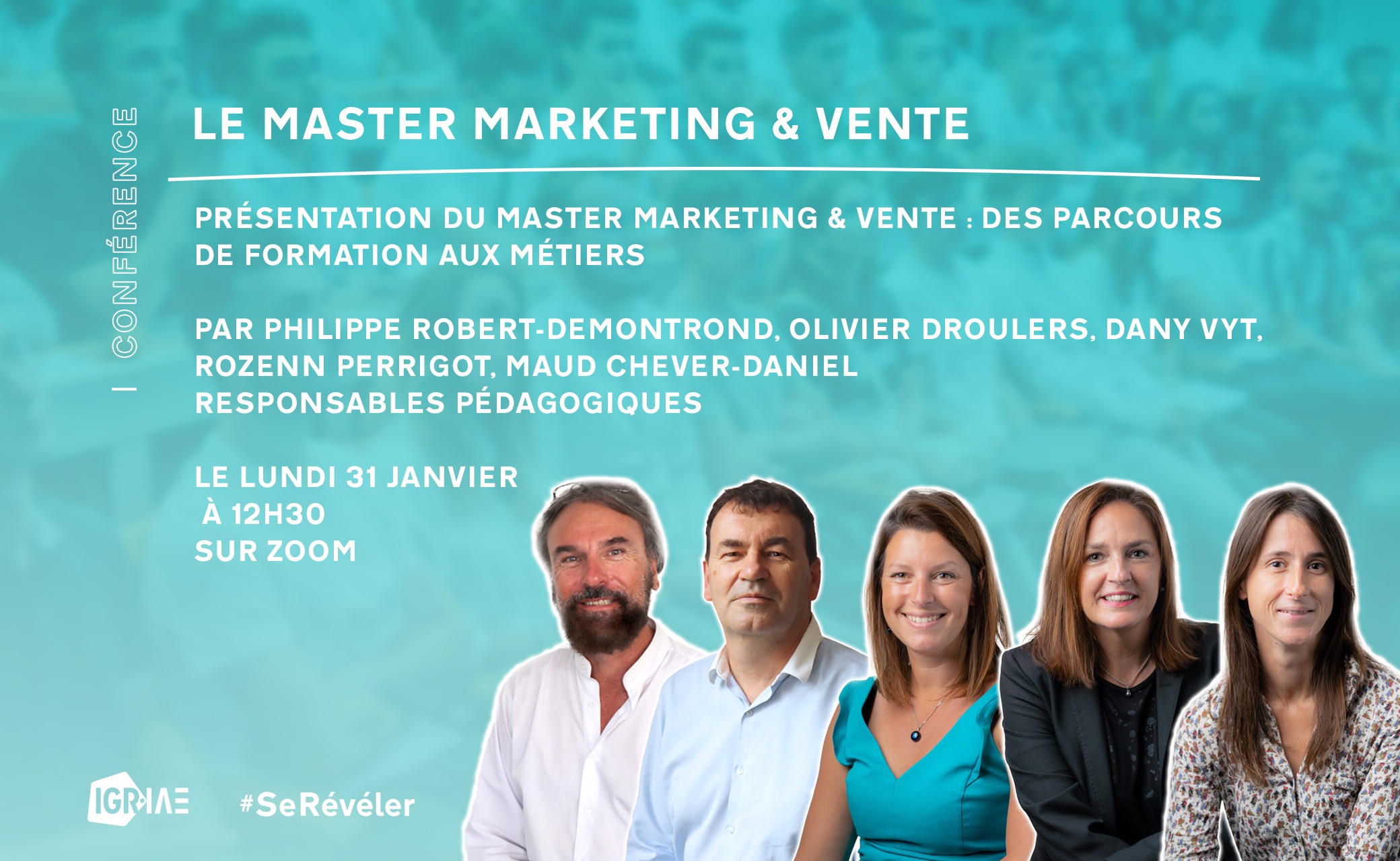 Conférence “Présentation du Master Marketing et Vente”