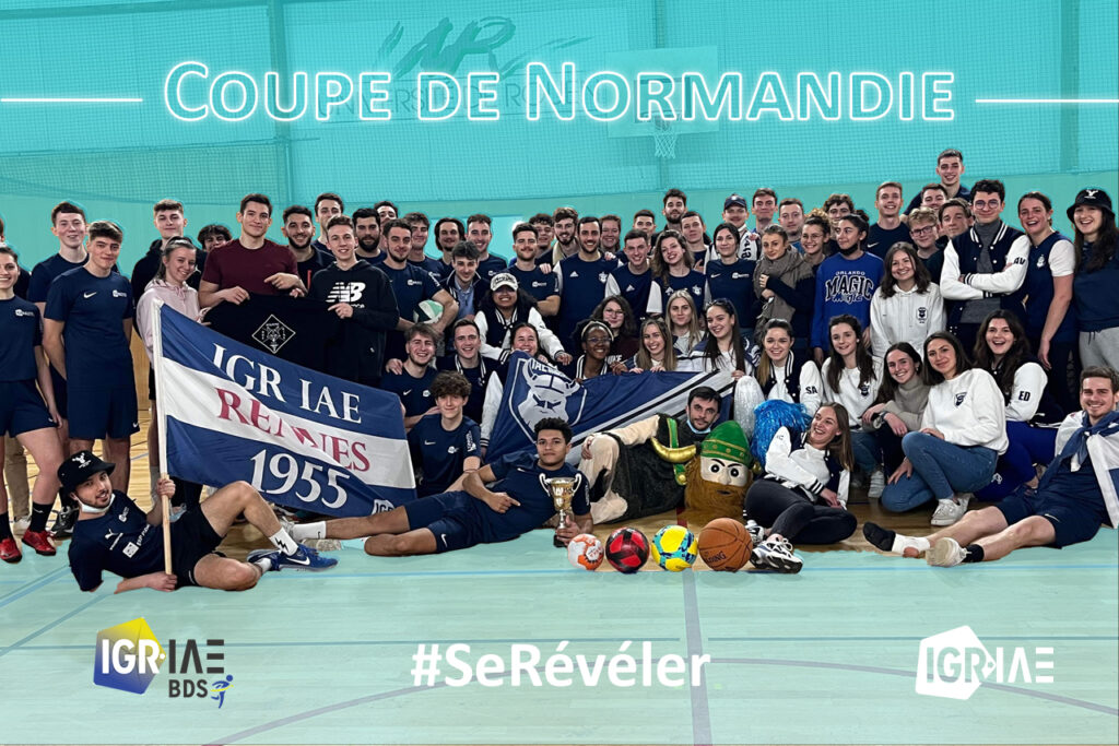 La délégation de l’IGR IAE Rennes remporte la Coupe de Normandie Universitaire !
