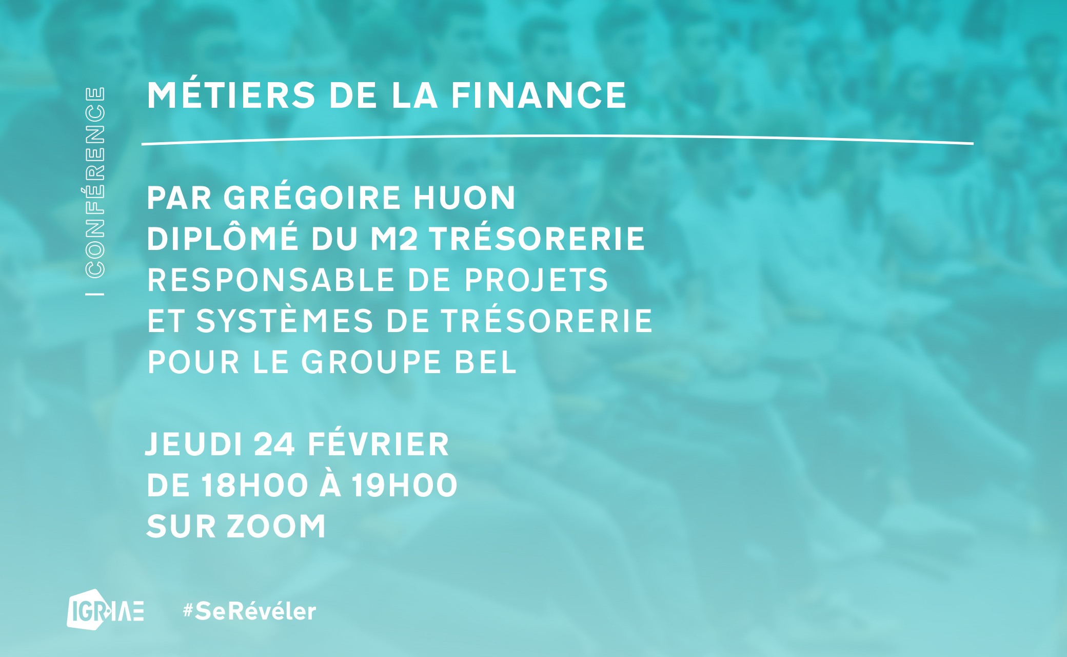 Conférence Métiers Finance du jeudi 24 février (Trésorerie)