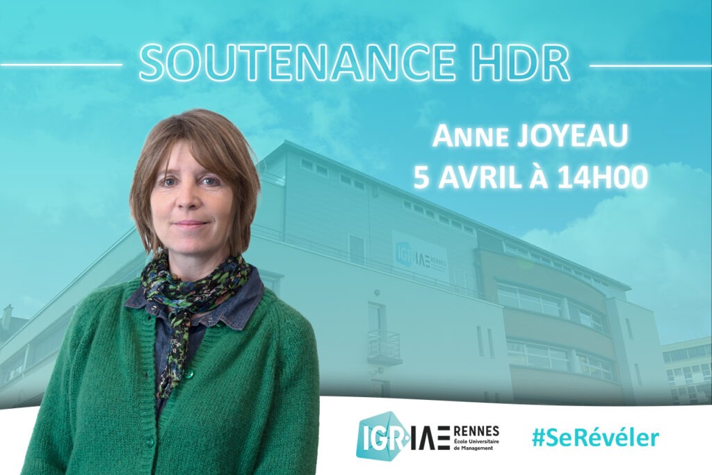 Soutenance HDR de Anne Joyeau