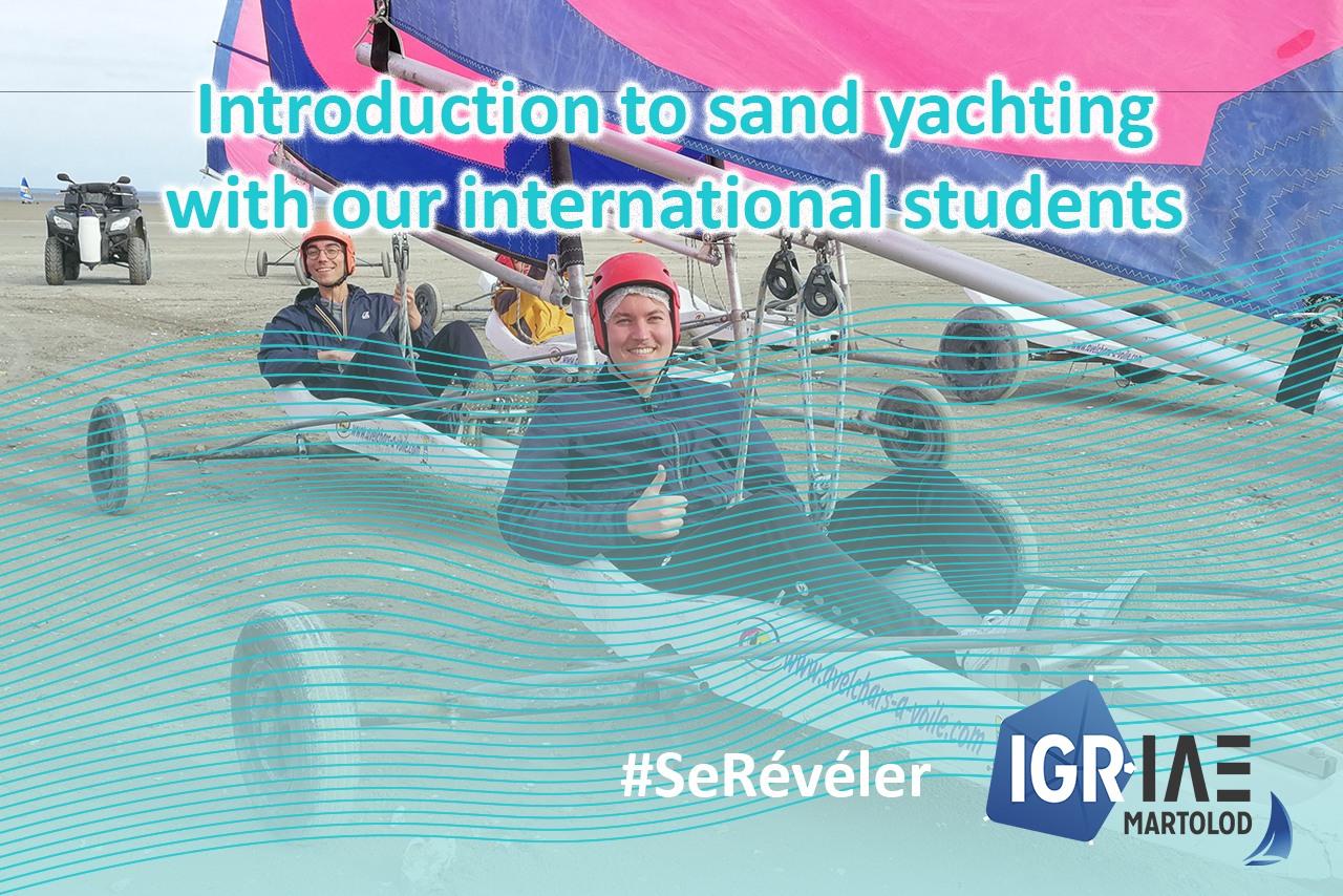 Introduction to sand yachting with our international students