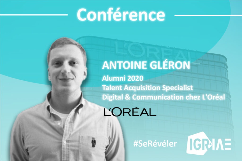 Intervention d’Antoine Gléron / L’Oréal, Alumni 2020