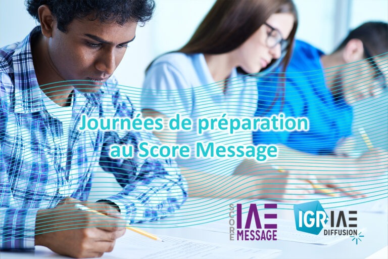 IGR Diffusion vous aide à préparer le Score Message 2023